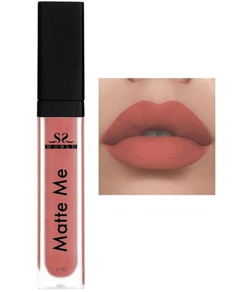 ssworld Light Nude Matte Lipstick 6