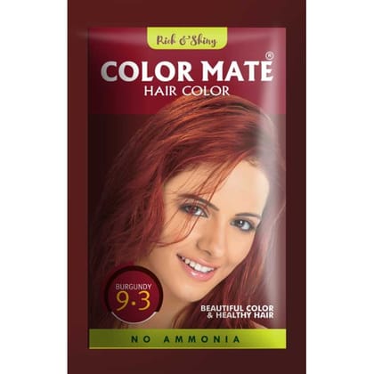 Color Mate Hair Color (15g) | Burgundy 9.3 | Ammonia-Free Hair Coloring
