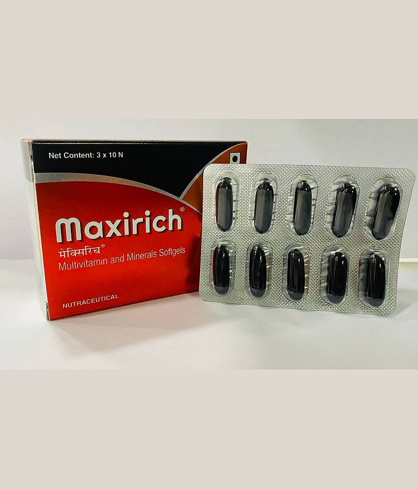 MAXIRICH CAPSULES ( PACK OF 3) 10 CAPSULES EACH PACK Standard Oral Kit Pack of 3