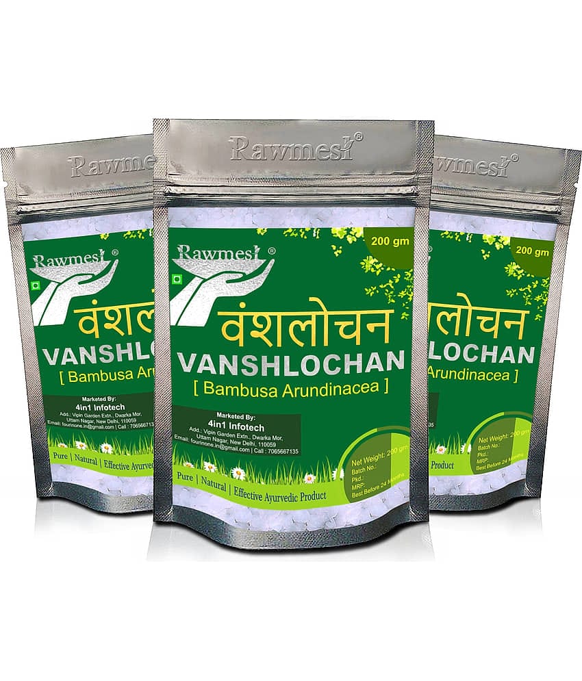 Rawmest Vanslochan | Bambusa | Tabaasheer Paste 200 Gm Pack of 3