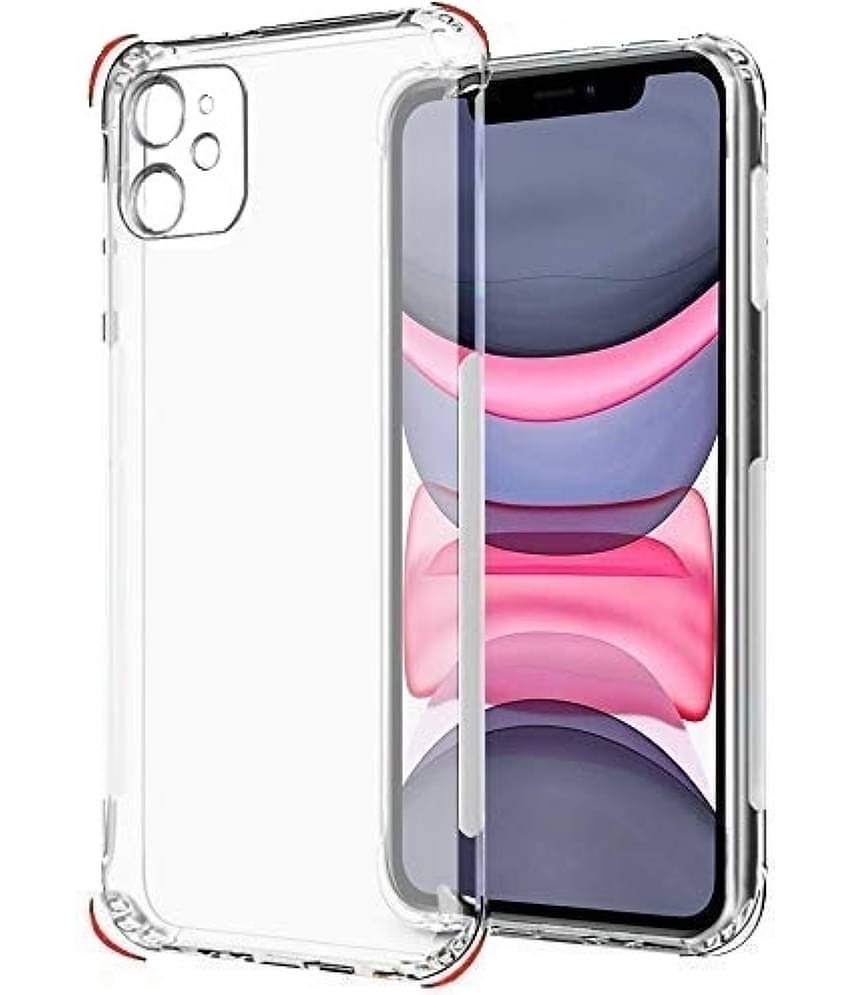 VAKIBO Plain Cases Compatible For Rubber Apple iPhone 11 6.1 ( Pack of 1 )