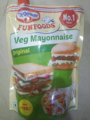 Funfood veg mayonnaise original 800g