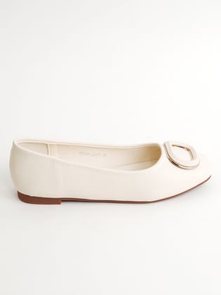 Delco ComfortStep Belly Flats-37 / Beige