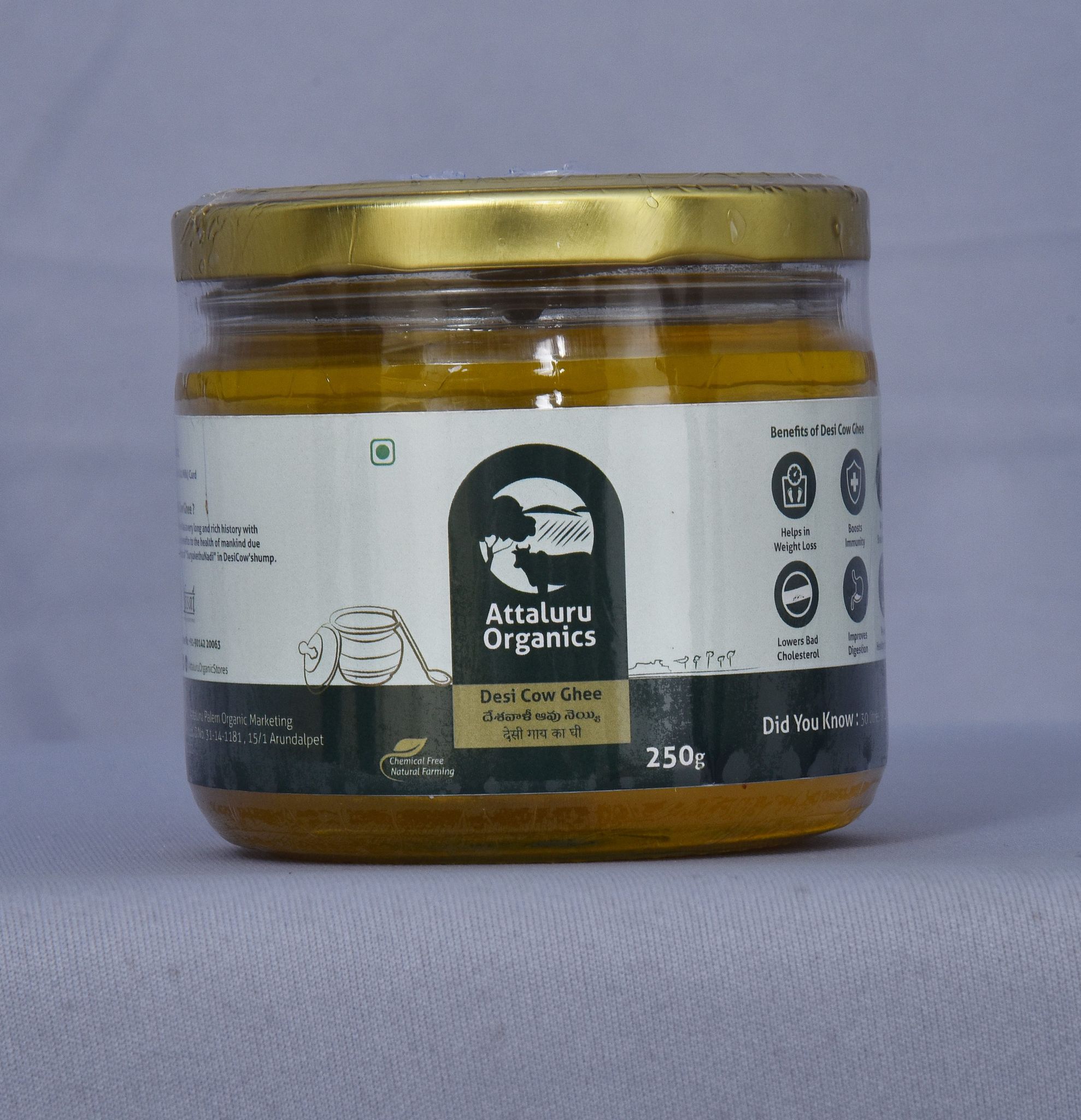 Attaluru Organics Desi Cow Ghee