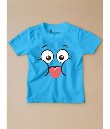 Be Awara Pack of 2 Boys Cotton T-Shirt ( Blue )