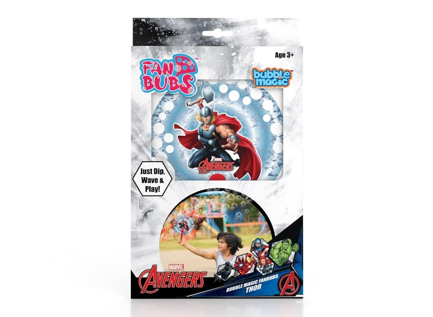 Bubble Magic FanBubs Thor Theme For Kids 3 Years and Above