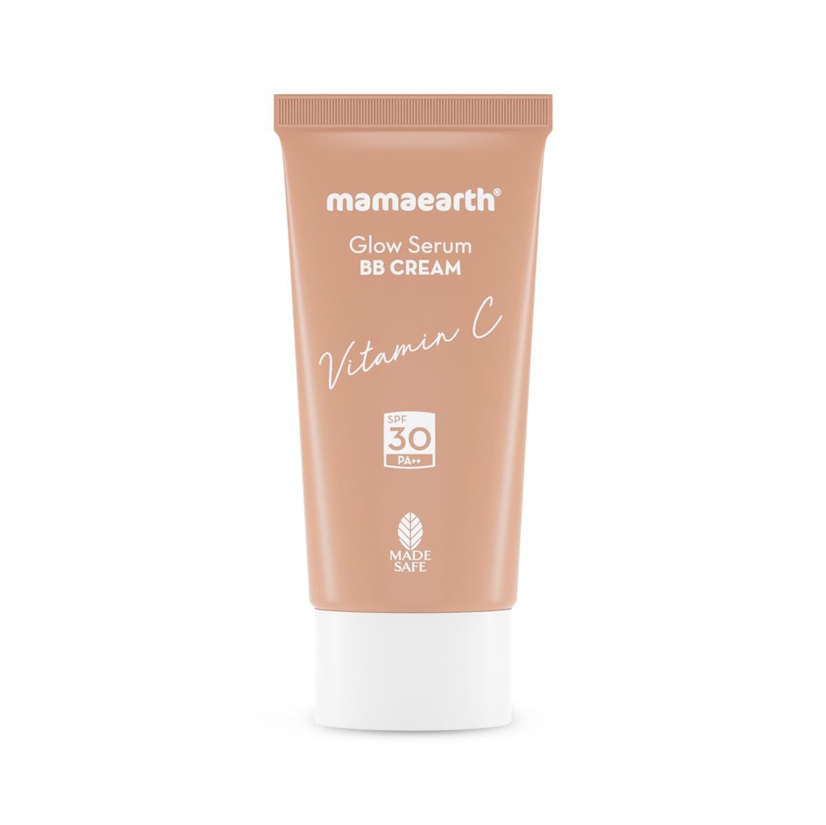 Mamaearth Glow Serum BB Cream with Vitamin C & Turmeric - 25 g | Long Lasting Natural Coverage | SPF 30 PA++ Sun Protection| Lightweight & Hydrating Mamaearth Glow Serum BB Cream with Vitamin C & Turmeric - 25 g | Long Lasting Natural Coverage | SPF 30 P