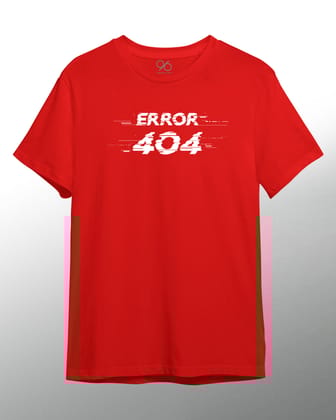 Error-404 T-Shirt-Small / Red