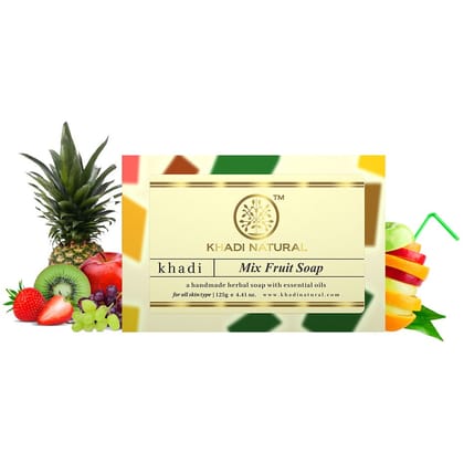 Khadi Natural Mix Fruit Soap 125gm