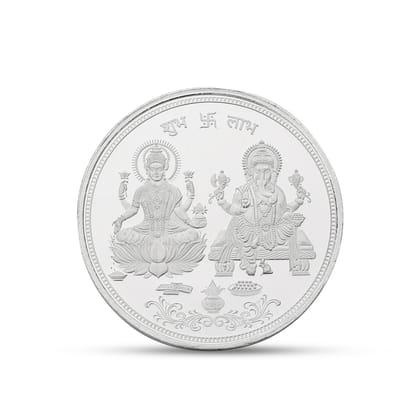 20g Fine Silver 999 Lakshmi Ganesh Coin | Shubh Labh Engraved Pure Silver Coin | Diwali Pooja & Gifting 20g Fine Silver 999 Lakshmi Ganesh Coin | Shubh Labh Engraved Pure Silver Coin | Diwali Pooja & Gifting