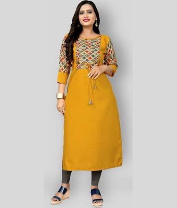 Rangrasiya - Multicolor Cotton Blend Women's Straight Kurti ( Pack of 1 )
