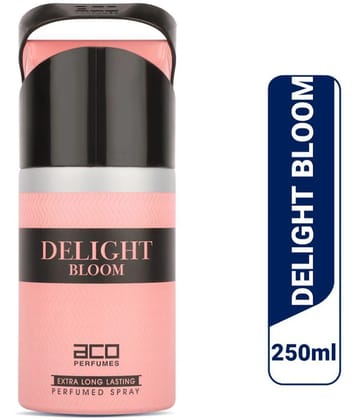 aco perfumes - Delight Bloom Deodorant, Fragrance Scent Perfume Body Spray for Women 250 ml ( Pack of 1 )