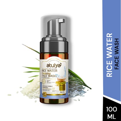 Atulya Rice Water Foaming Face Wash | For Skin Radiance- 100 ML