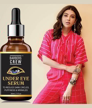 Barbers Crew Under Eye Serum for Dark Circles & Puffiness Enriched with Vitamin C, B3 & E Face Serum 30 mL