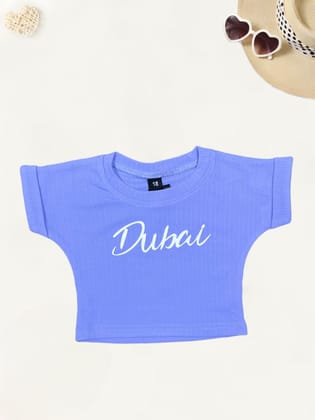 Girl's Regular T-Shirt [GT-612] [1-5Years]-1-2Y (Size - 18) / Hosiery Cotton