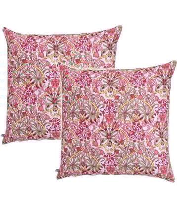 Zubix Multicolour Printed Cotton Cushion Cover - Set of 2