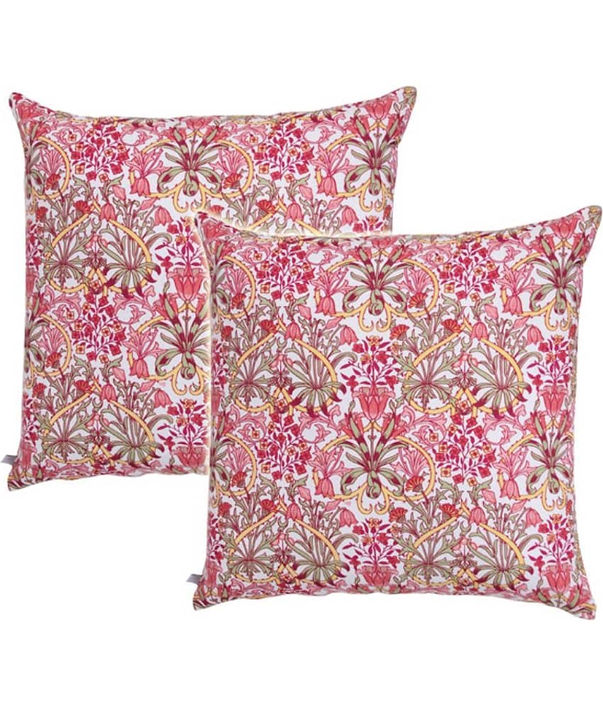 Zubix Multicolour Printed Cotton Cushion Cover - Set of 2