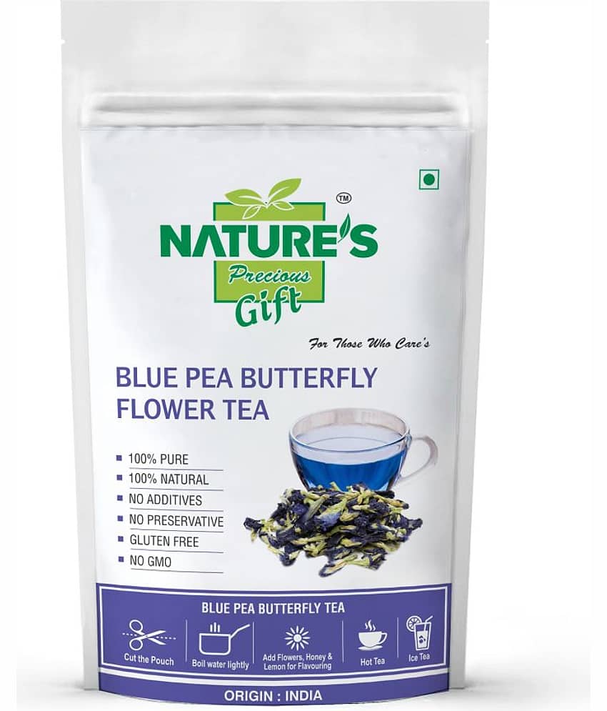 Nature's Gift Dried Butterfly Pea Flower Tea Loose Leaf 60 gm
