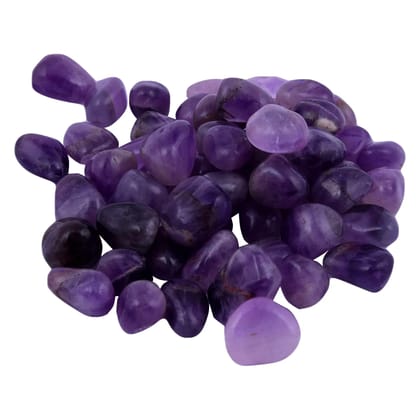 Amethyst Tumbles | Natural Healing Crystal Tumble Stone for Positive Energy | Medidation Vastu Correction Aura Cleaning(KI_17)  by Krishna Impex