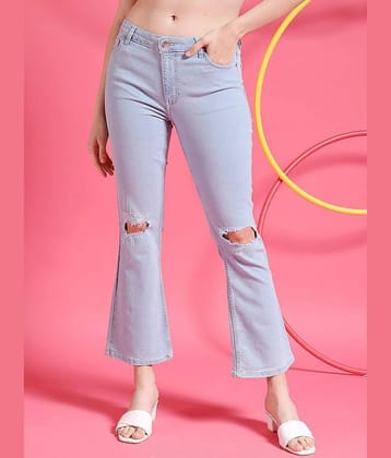 Freehand - Blue Cotton Blend Bootcut Womens Jeans ( Pack of 1 ) - None