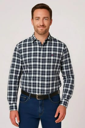 Linen Chex Shirt #41966