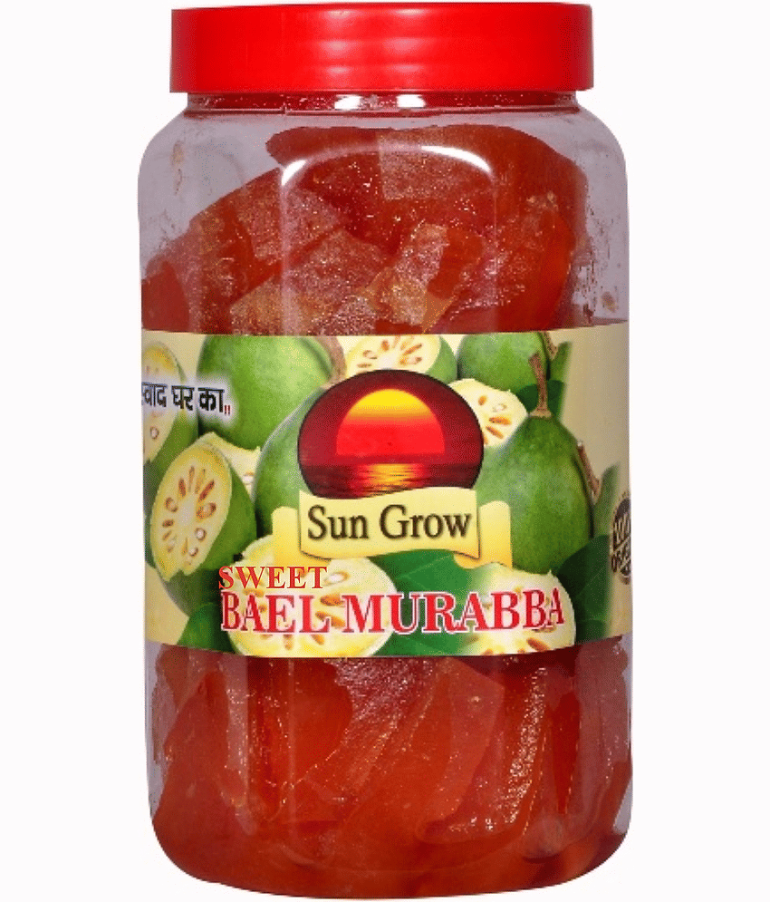 Sun Grow Home Made Sweet Beal Murabba Pieces No Artificial Preservatives No Additives Pickle 1 kg