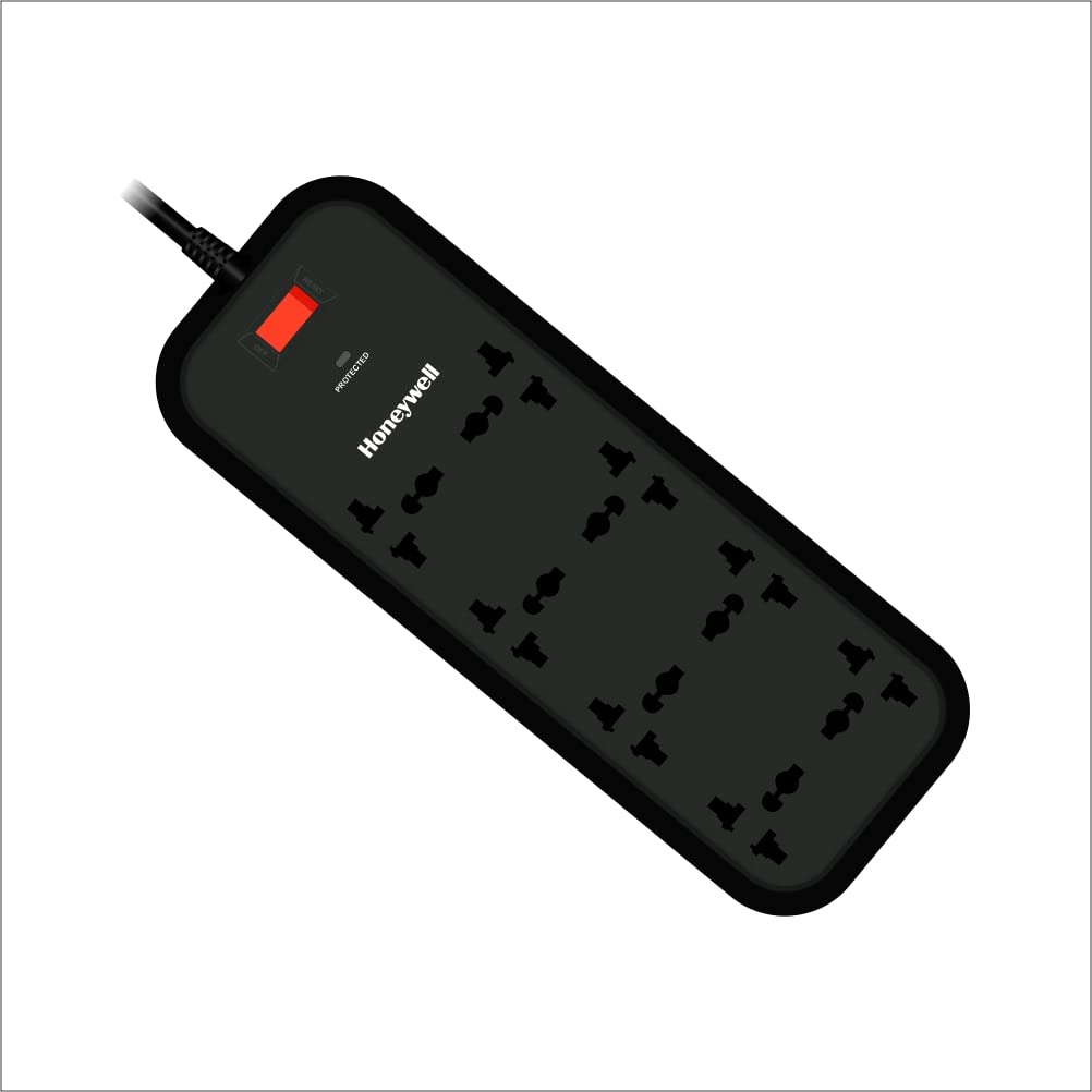 Honeywell 8 Out Surge Protector Mstr Swt