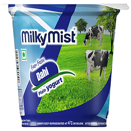 Milky Mist Curd/Dahi - No Preservatives Added, 400 g Cup