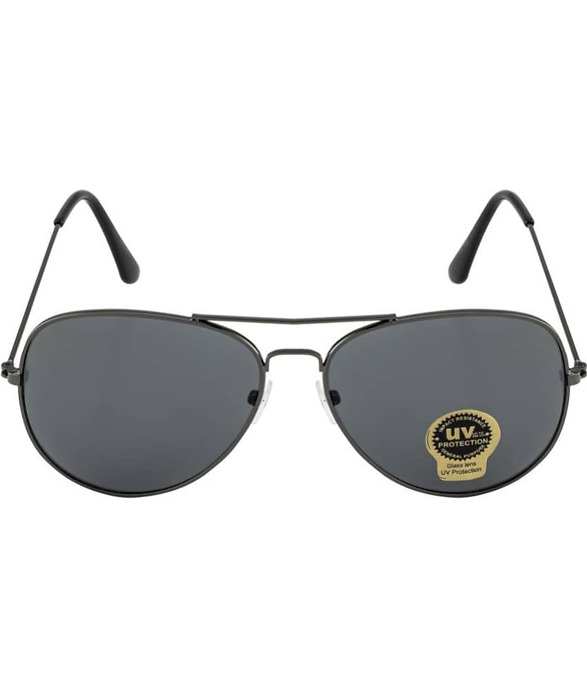 Fair-X - Dark Grey Pilot Sunglasses ( Pack of 1 )