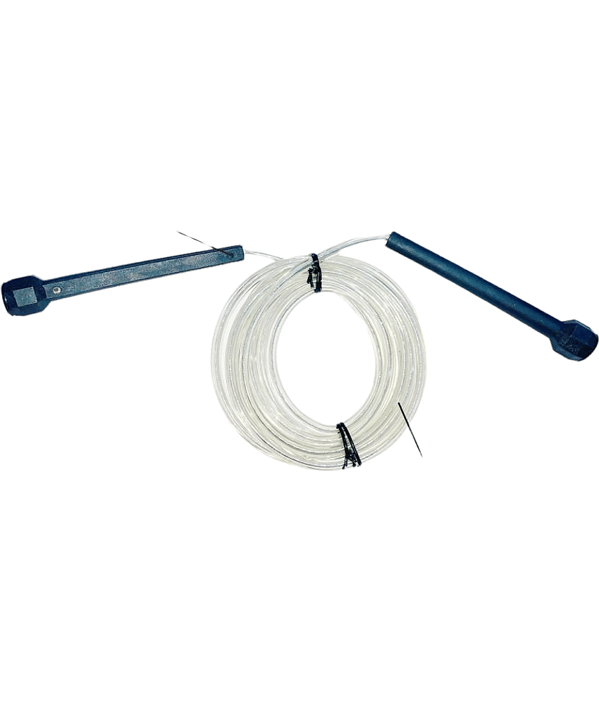 Steel Wire Insulated Gym Fitness Skipping Rope with Sleek Penta Pencil Handle Gym