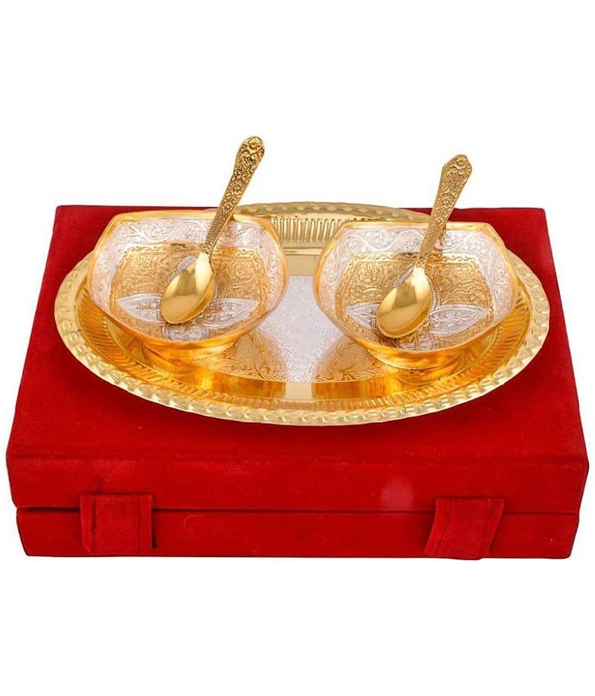 Arsalan Silverplated Gold/Silver Plated Gift Item - Pack of 5