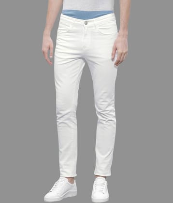 Lawson - White Denim Skinny Fit Men's Jeans ( Pack of 1 )