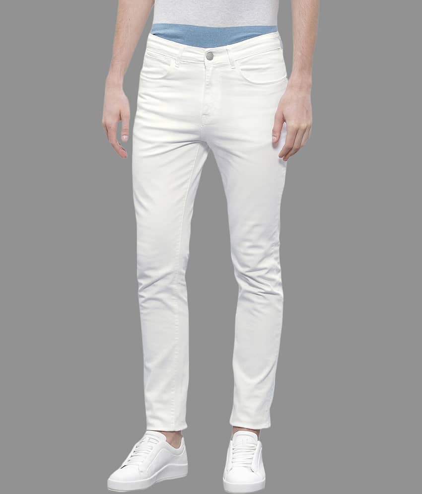 Lawson - White Denim Skinny Fit Men's Jeans ( Pack of 1 )