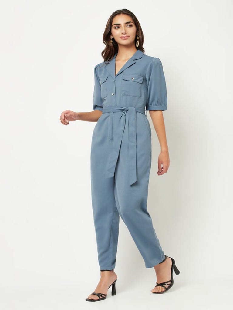 Smoke Collar Jumpsuit