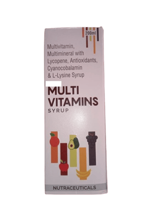 Multivitamin Health Supplement Syrup  | Boosts Immunity | Boosts Energy | Enhance Vitality | Vitamins & Minerals |  Suitable for both Men & Women - 2 Pack - ASSORTED