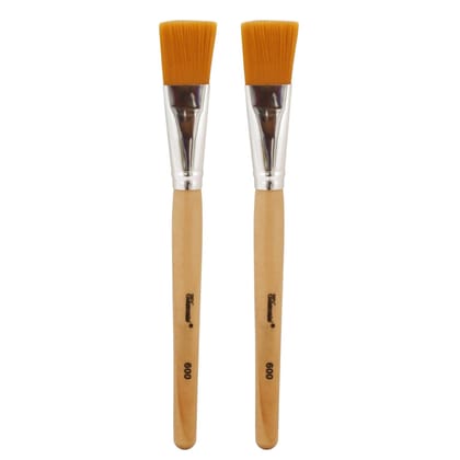 Elecsera Face Pack Brush (Pack of 2) - Wooden