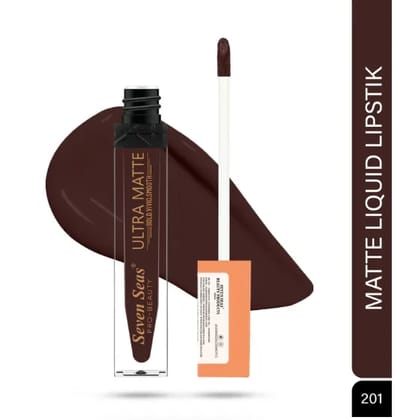 Ultra Matte Liquid Lipstick | High Pigment, Long Lasting Wear |  SS-LL-112-201