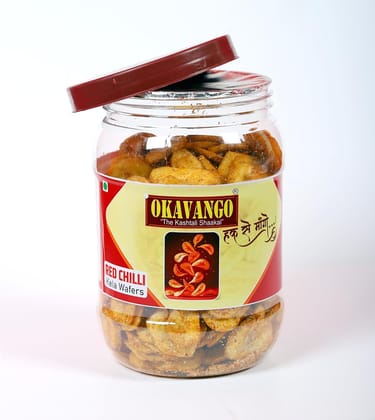 Okavango Red Chilli Spicy Banana Chips, Traditional Indian Snack.