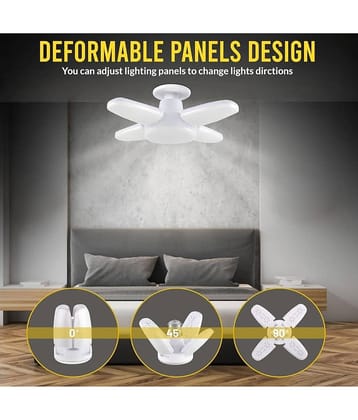 QitmirMKT Fan Shape Led Bulb – Up to 85% Energy Saving Lights, Super Bright LED 20W Multicolor Emergency Light ( Pack of 1 )
