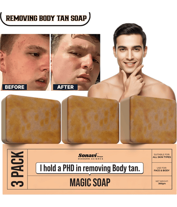 Sonavi Skin Whitening GHARSOAP Soap for All Skin Type ( Pack of 3 )