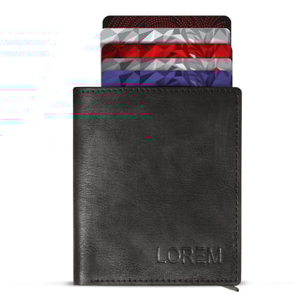 Premium Faux Leather Wallet for Men, 9 Card Slots, Coin Box, 18.3 cm, Tan Brown