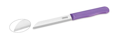 Crystal, Cl011 Sleek Plain Edge Stainless Steel Knife, Multicolour