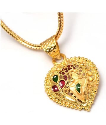 jewar Mandi chain locket fine one gram gold plated 24 inch daily use for men womens boys girls children
