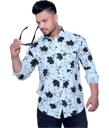 Aish N Ridh Cotton Regular Fit Printed Men's Casual Shirt - Green ( Pack of 1 )