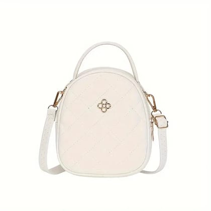 Girl's Argyle Zipper Bag, Fashion bag