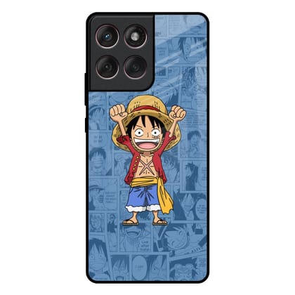Chubby Anime Glass Case for Motorola Edge 60 Fusion 5G