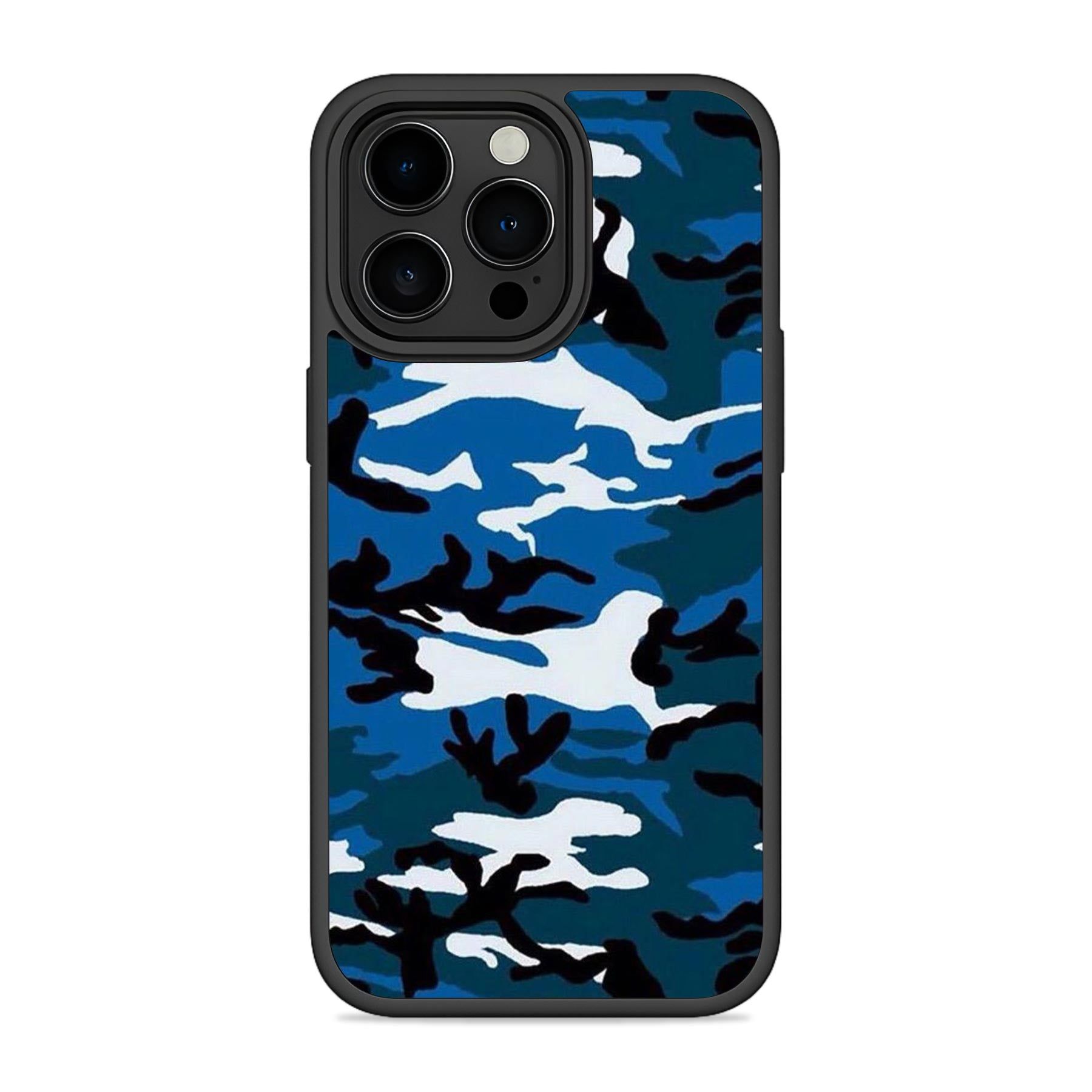 Dark Blue Camo Mobile Bumper Cover