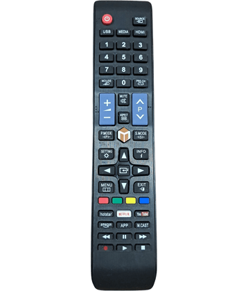 CRYSTONICS CH UNI-156 TV Remote Compatible with Chinese LCD LED Smart TV & Non Branded Smart TV