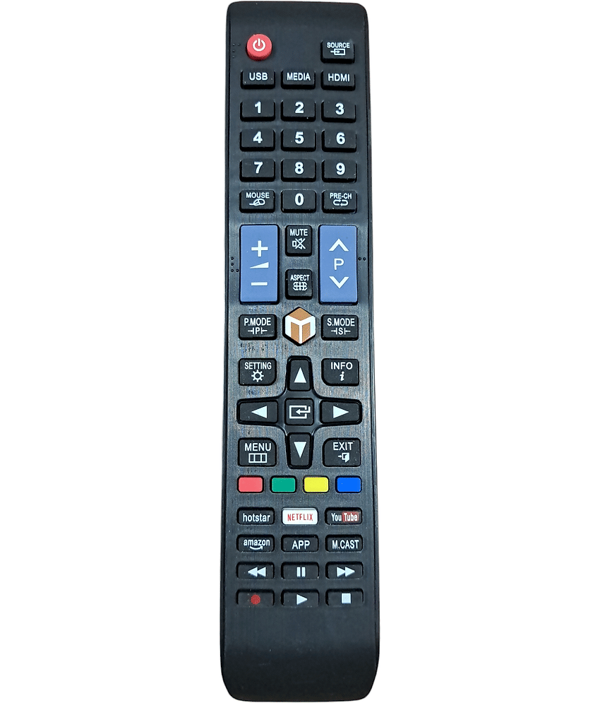 CRYSTONICS CH UNI-156 TV Remote Compatible with Chinese LCD LED Smart TV & Non Branded Smart TV