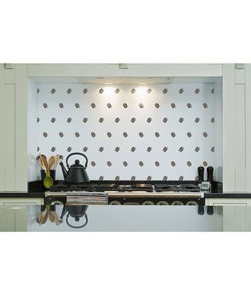 Decor Villa Coffi Beads PVC Vinyl Multicolour Wall Stickers
